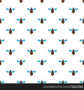 Wasp pattern. Cartoon illustration of wasp vector pattern for web. Wasp pattern, cartoon style