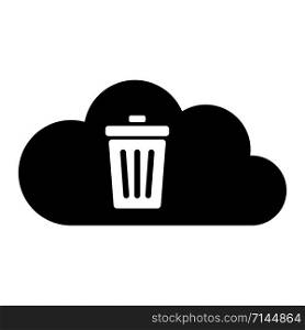 Waste bin and cloud