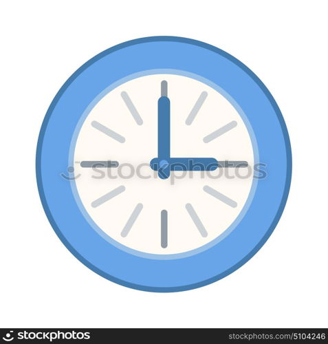 Watch arrow and round dial stylized icon symbol