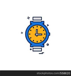 Watch icon design vector