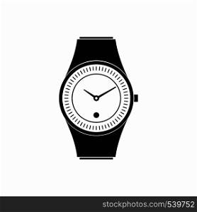 Watch icon in simple style for any design. Watch icon, simple style