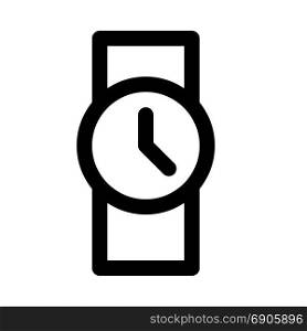watch, icon on isolated background