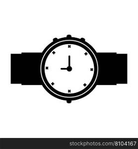 watch icon vector illustration logo design