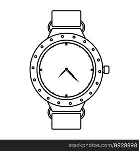 Watch icon vector illustration symbol design