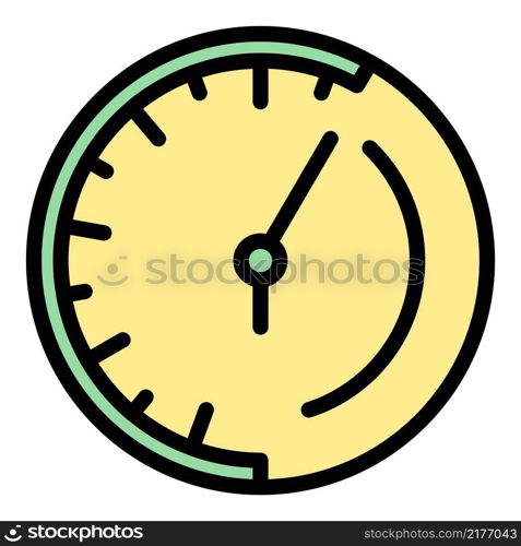 Watch repair parts icon. Outline watch repair parts vector icon color flat isolated. Watch repair parts icon color outline vector