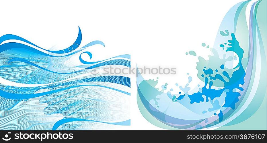 Water background 10 EPS