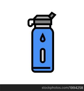 water bottle color icon vector. water bottle sign. isolated symbol illustration. water bottle color icon vector illustration