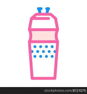 water bottle color icon vector. water bottle sign. isolated symbol illustration. water bottle color icon vector illustration