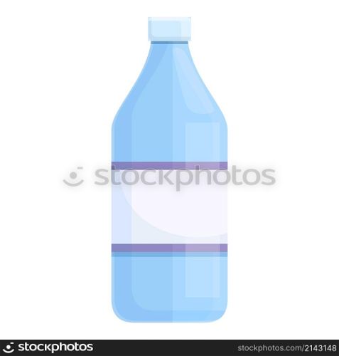 Water bottle icon cartoon vector. Mineral plastic. Glass drink. Water bottle icon cartoon vector. Mineral plastic