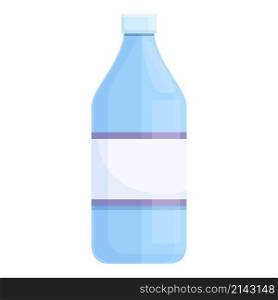 Water bottle icon cartoon vector. Mineral plastic. Glass drink. Water bottle icon cartoon vector. Mineral plastic