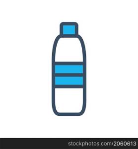 water bottle icon filled color style