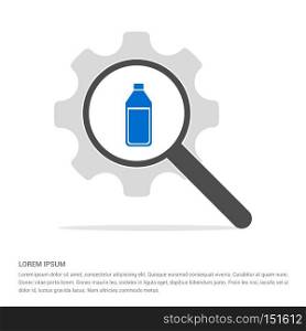 Water bottle icon - Free vector icon