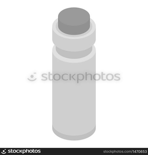 Water bottle icon. Isometric of water bottle vector icon for web design isolated on white background. Water bottle icon, isometric style
