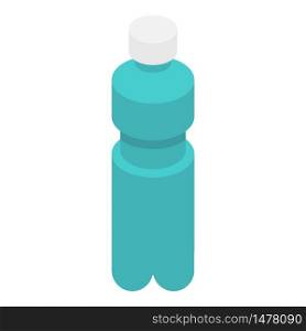 Water bottle icon. Isometric of water bottle vector icon for web design isolated on white background. Water bottle icon, isometric style