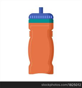 Water Bottle Icon, Mineral Water Bottle Vector Art Illustration