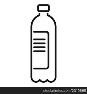 Water bottle icon outline vector. Sport food. Active health. Water bottle icon outline vector. Sport food