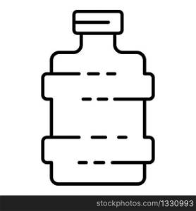 Water bottle icon. Outline water bottle vector icon for web design isolated on white background. Water bottle icon, outline style