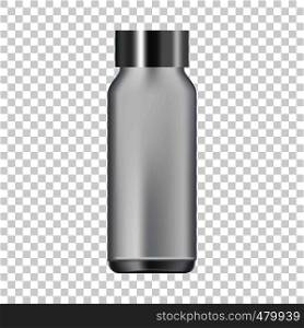 Water bottle icon. Realistic illustration of water bottle vector icon for web. Water bottle icon, realistic style
