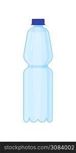 Water bottle icon vector isolated on white background. Plastic bottle for soda, fresh tonic, aqua. Hydration sign illustration.. Water bottle icon vector isolated on white background. Plastic bottle for soda, fresh tonic, aqua. Hydration sign