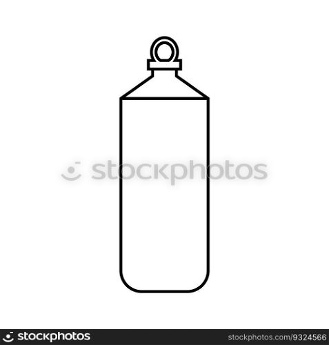 water bottle icon vector template illustration logo design