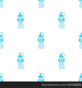 Water bottle pattern seamless background texture repeat wallpaper geometric vector. Water bottle pattern seamless vector