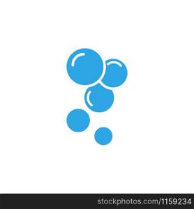 Water bubble icon design template vector isolated illustration. Water bubble icon design template vector isolated