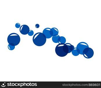 Water bubble icon for background template