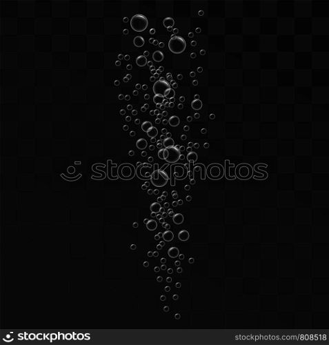 Water bubble icon. Realistic illustration of water bubble vector icon for web design. Water bubble icon, realistic style