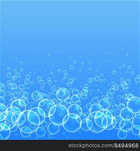 water bubble or soap foam background