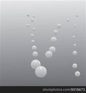 water bubbles abstrack background illustration 