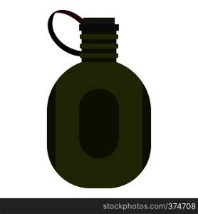 Water canteen icon. Flat illustration of water canteen vector icon for web design. Water canteen icon, flat style