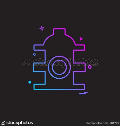 water cylinder icon design vector