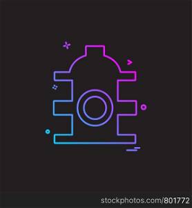 water cylinder icon design vector