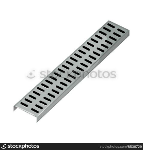 water drainage grate cartoon. water drainage grate sign. isolated symbol vector illustration. water drainage grate cartoon vector illustration