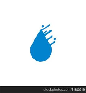 Water drop abstract graphic design template