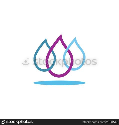 water drop icon design illustration