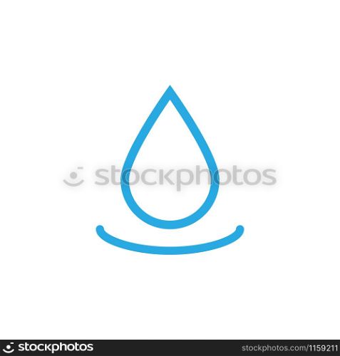 Water drop icon design template vector isolated illustration. Water drop icon design template vector isolated
