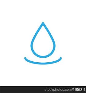 Water drop icon design template vector isolated illustration. Water drop icon design template vector isolated