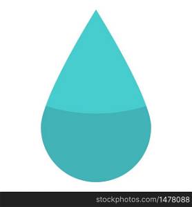 Water drop icon. Isometric of water drop vector icon for web design isolated on white background. Water drop icon, isometric style
