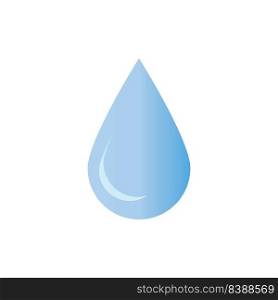 water drop icon logo vector design