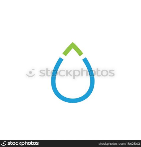 water drop icon vector illustration design template web