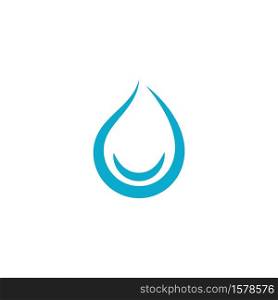 Water drop illustration template vector design