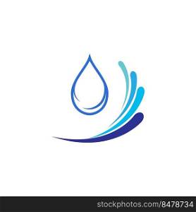 water drop logo illustration design