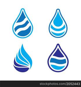 Water drop logo images illustration design