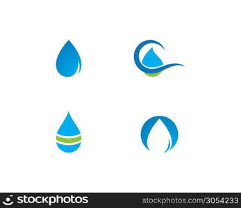 water drop Logo Template