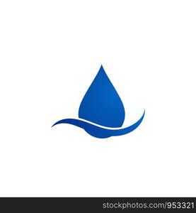 Water drop logo template illustration - Vector