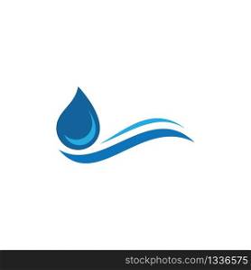 Water drop Logo template vector design