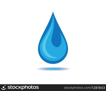 Water drop logo template vector icon illustration design