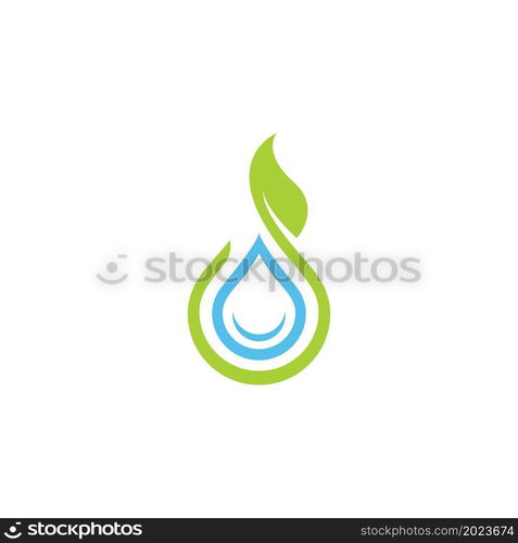 Water Drop Logo template vector icon illustration design