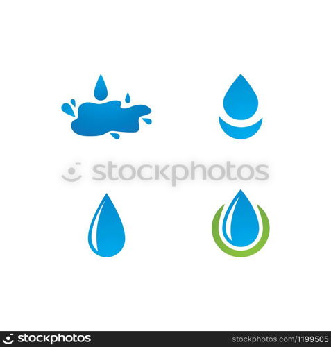 water drop Logo Template vector illustration